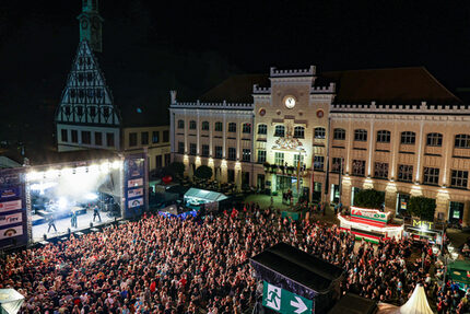 Blick auf den Zwickauer Hauptmarkt