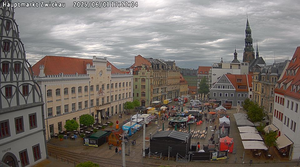 Zwickauer Hauptmarkt Webcam