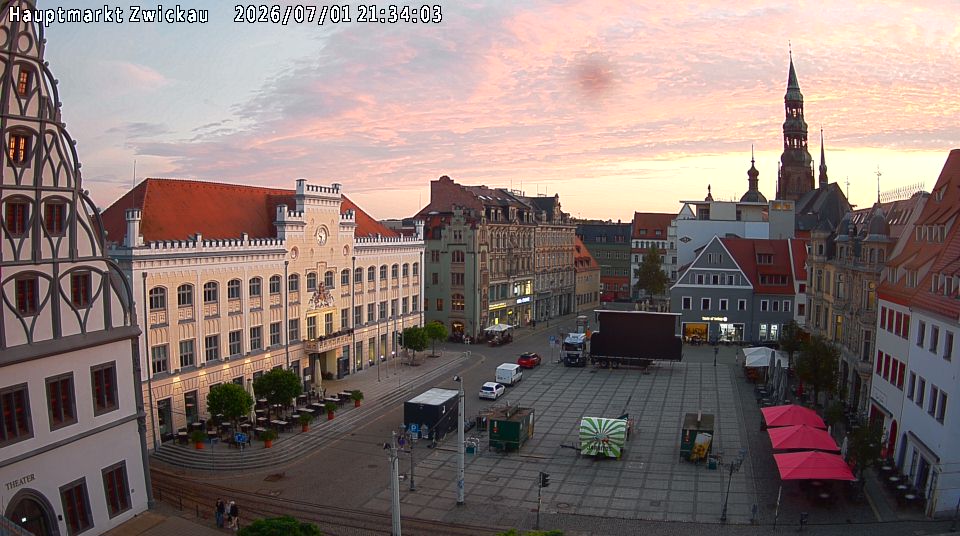 Zwickauer Hauptmarkt Webcam